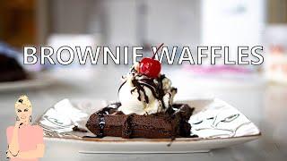 5-Minute Brownie Waffles Recipe