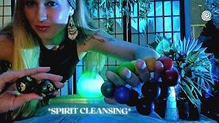 POV Reiki ASMR  Cleansing your Spirit  wooden massage tools  visual and audio ASMR