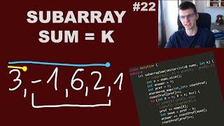 LeetCode Day 22 - Subarray Sum Equals K