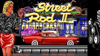 Street Rod 2 - longplay - California Dreams 1991 - PC  DOS  Amiga - American muscle cars racing