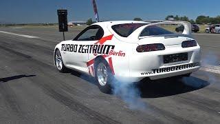 1400HP Toyota Supra Turbo - 12 Mile 0-322 KMH ACCELERATION