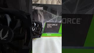 Zotac Geforce GTX 1660 6GB Twin Fan #gtx1660 #nvidia #zotacgaming #shorts