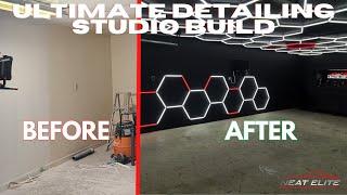 ULTIMATE DETAILING STUDIO Makeover 250k Lumen Hexagon light Installation