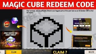 Free Fire Magic Cube Redeem Code  ?  FF New Redeem Code Today  Free Fire Redeem Code 20 October