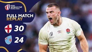 England overcome late Fiji fightback  England v Fiji  Rugby World Cup 2023 Full Match Replay