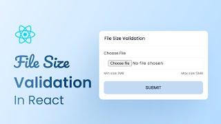 How to Validate File Size in React JS