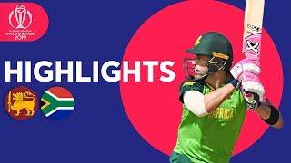 SA Stroll To 9-Wicket Win  Sri Lanka vs South Africa - Highlights  ICC Cricket World Cup 2019