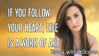 Demi Lovato - Work of Art Lyrics Video HD