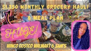 *HUGE* *APRIL* MONTHLY GROCERY HAUL Il UTAH FAMILY OF 7 ON A BUDGET IlWALMART WINCO SAM’S & COSTCO