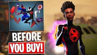 Spider-Man Miles Morales  Spider-Man 2099  Before You Buy Fortnite Battle Royale