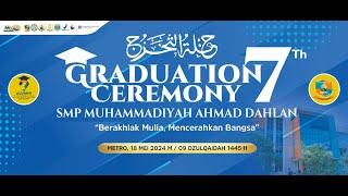 Live Pelepasan Angkatan ke 7 SMP Mu Ahmad Dahlan Metro  Graduation Ceremony Gen 7th