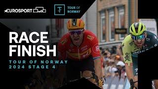 PURE DOMINANCE   Tour of Norway Stage 4 Race Finish  Eurosport Cycling