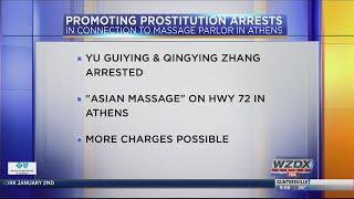 Undercover operation leads to arrests at Athens massage parlor