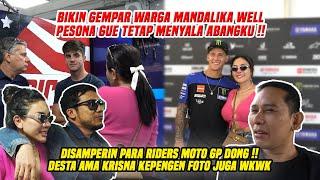 BIKIN HEBOH DI MANDALIKA PESONA GUE GA KALAH AMA PARA RIDERS  SIDAK MANDALIKA MOTO GP 2024 