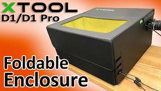 xTool D1 D1 Pro Enclosure  Portable and Foldable  Fire Proof
