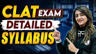 CLAT Exam Detailed Syllabus #CLAT #Exams @PWCLAT