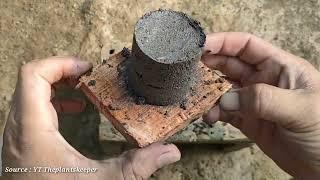 how to make briquettes from ash and diesel