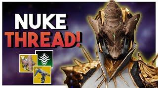 Nuke Threadlings Is The Best Thing EVER For Lightfall VERITYS BROW Warlock PvE Build - Destiny 2