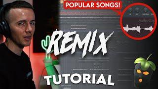 REMIXING A POPULAR SONG INTO A UK DRILL BEAT How To Flip A Song - FL Studio Tutorial