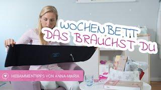 Das Wochenbett  Was brauche ich dafür?  Hebammentipps von Anna-Maria  babyartikel.de