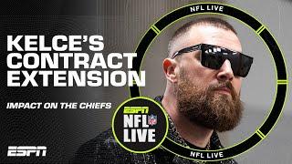 Travis Kelces contract extension was a no brainer for the Chiefs   NFL Live