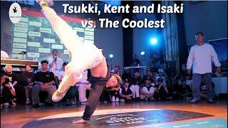 Bboy Tsukki Kent and Isaki vs. The Coolest. Tsukki vs. Yoo vs. Sota Sunshine Jam 2023