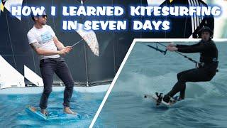 Learning How to KITESURF in 7 Days +15 Tips a Beginner Should Know