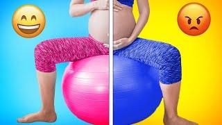 Good Pregnant Vs Bad Pregnant  Smart Pregnant Hacks & Funny Moments