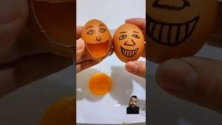 Eggs and egg again egg challenge funny short #ytshort #funny #viral #crushing #donuts #love #treny