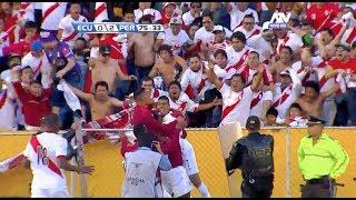 ECUADOR 1-2 PERU Goles de Peru HD 5092017  Narracion Peredo CMD