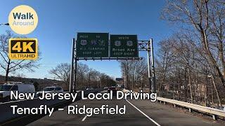 【4K60】 New Jersey Local Driving Tenafly - Ridgefield
