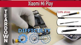  Xiaomi Mi Play M1901F9E Teardown Take apart Tutorial