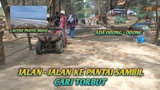 main sambil jalan - jalan ke pantai sambil cari torbut di pantai