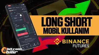 Binance Futures Mobile App 2024  How to Take a Long or Short Position?  Stop Order