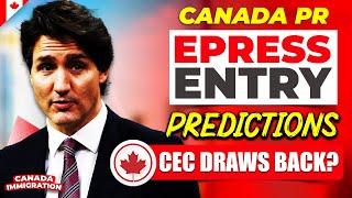 Express Entry Draw Predictions  New Policy & Rules - CEC Draws Back? Canada Immigration 2024