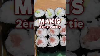 Calendrier de l’Avent J15  Makis – 2ème partie  Garnir et Rouler