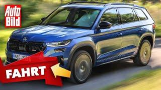 Skoda Kodiaq Facelift 2021  Unterwegs mit dem frischen Kodiaq  Erste Fahrt mit Rolf Klein