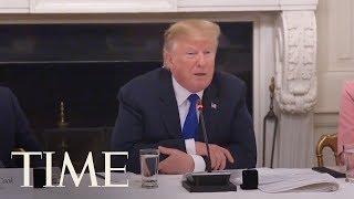 President Trump Calls Apple CEO Tim Cook Tim Apple In Meeting  TIME