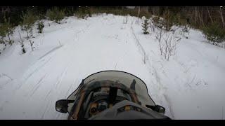 Snowmobile Ride - Bangor Maine - Walden Parke to Bangor Dysarts
