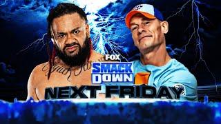 John Cena vs Jacob Fatu WWE SmackDown Full Match WWE SMACKDOWN 2024  WWE2K24 #wwe#2024