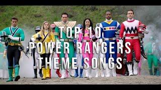 Top 10 Greatest Power Ranger Theme Songs In My Opinion