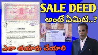 WHAT IS SALE DEED..?