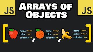 JavaScript ARRAYS of OBJECTS are easy 