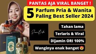 PANTAS VIRAL BANGET  REKOMENDASI 5 PARFUM PRIA & WANITA TAHAN LAMA PALING BEST SELLER 2024