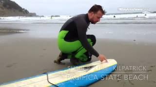 Surfer Luke Kilpatrick uses a #GoPro camera at @Pacifica State Beach