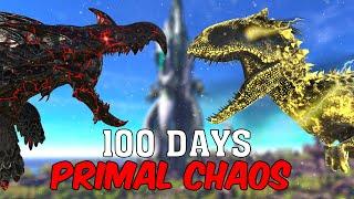 I Spent 100 Days In Ark Primal Chaos... Heres What Happened