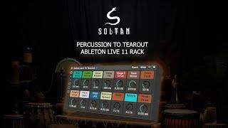 Soltani Percussion to Tearout rack demonstration & tutorial