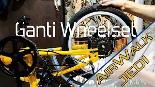 Sepeda AIRWALK Ganti wheelset Jangan Di Tonton Ribet