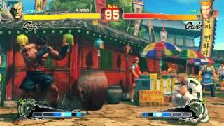 Ultra Street Fighter IV battle Sagat vs Guile