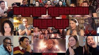 Marvel Studios Captain Marvel  • Official Trailer Reactions Mashup